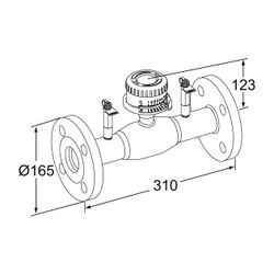 IMI TA Strangregulierventil TA-BVS 143, Nennweite DN 50 Nenndruck PN 25, Flansche, Stahl... IMI-652153050 6415840426752 (Abb. 1)