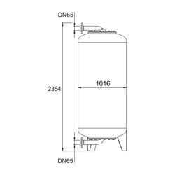 IMI Pneumatex Druckausdehnungsgefäß Aquapresso AGF 1500.10... IMI-7112015 7640148634120 (Abb. 1)