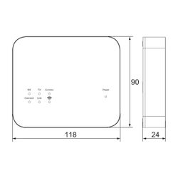 Heimeier Boost V2 Funkverstärker, kabelgebundener Funksignalverstärker inklusive Repea... IMI-1500-06.330 4024052017607 (Abb. 1)