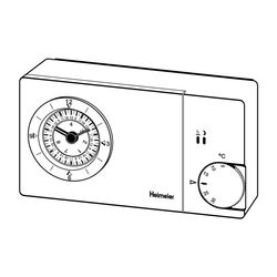 IMI Heimeier Thermostat P, mit 7-Tage Schaltuhr 230 V, für thermische Stellantriebe... IMI-1932-00.500 4024052405718 (Abb. 1)