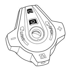 IMI TA Handrad für STAF DN 65-DN 150 komplett mit Dimensionsschildern... IMI-52186002 7318792834806 (Abb. 1)