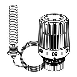 IMI Heimeier Thermostat-Kopf K mit Wendel-Tauchfühler, 20-70°C... IMI-6672-00.500 4024052520855 (Abb. 1)