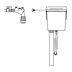 IMI Pneumatex Zusatzhydraulikeinheit Pleno P AB5 R, für Nachspeisung, PS 10 bar... IMI-8133330 7640161630161 (Abb. 1)