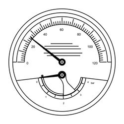 IMI Pneumatex Thermohydrometer TH 4, 0-4 bar, 0-120°C... IMI-5011038 7640148638623 (Abb. 1)