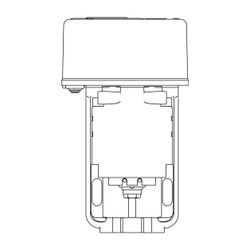 IMI TA Stellmotor mit Rückstelleinrichtung TA-MC 100 FSR/24, 24 V, für CV 216/316 RGA/GG... IMI-61100201 3831112512146 (Abb. 1)