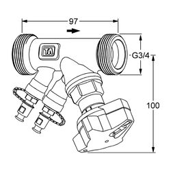 IMI TA Strangregulierventil STAD-C Außengewinde, DN 15... IMI-52156014 7318793780409 (Abb. 1)