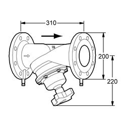 IMI TA Strangregulierventil STAF Flanschanschluß, DN 80, PN 16... IMI-52181080 7318792823404 (Abb. 1)