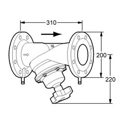 IMI TA Strangregulierventil STAF-SG Flanschanschluß, DN 80, PN 25... IMI-52182080 7318792826306 (Abb. 1)