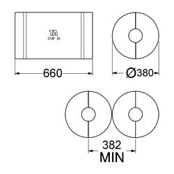 IMI TA Wärme- und Kältedämmung für STAF/STAF-SG/STAF-R, DN 150... IMI-52189892 7318792841200 (Abb. 1)