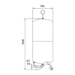 IMI Pneumatex Basisgefäß Transfero TU 600... IMI-7131004 7640148631631 (Abb. 1)