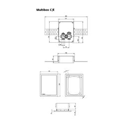 IMI Heimeier UP-Kasten Multibox C/E mit Thermostat-Oberteil, weiß... IMI-9308-00.800 4024052519118 (Abb. 1)