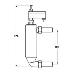 IMI Pneumatex Wassermangelsicherung WMS 933.1 Grundkörper, max. 10 bar, 250V, 10A, keine V... IMI-5021003 7640148638630 (Abb. 1)