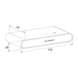 Heimeier neoHub Gateway für iOS/Android zur Fernsteuerung von neoStat und neoAir... IMI-1500-01.330 4024052016341 (Abb. 1)