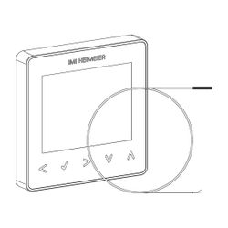 Heimeier neoStat-e V2 Raumthermostat für elektrische Fußbodenheizung 230V für Smart Ho... IMI-1500-02.500 4024052074310 (Abb. 1)