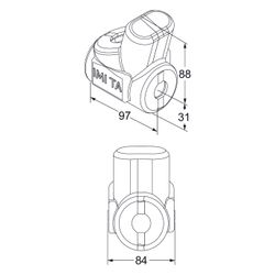 IMI TA Dämmung für TA-Nano Plus, DN 10/15 für Heizung, EPP... IMI-32221320101 4030095058422 (Abb. 1)