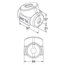 IMI TA Dämmung für TA-Nano, DN 10/15 für Heizung, EPP... IMI-32221320001 4030095058408 (Abb. 1)