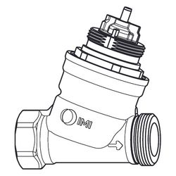 IMI TA Regulierventil TA-Nano, Innengewinde x Außengewinde druckunabhängig, DN 15 Norm... IMI-32221304115 5902276824333 (Abb. 1)