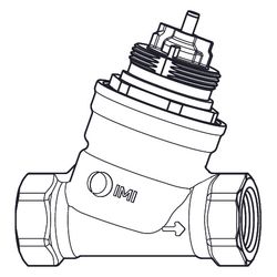 IMI TA Regulierventil TA-Nano, Innengewinde druckunabhängig, DN 20 High Flow, ohne Mes... IMI-32221301220 5902276824180 (Abb. 1)