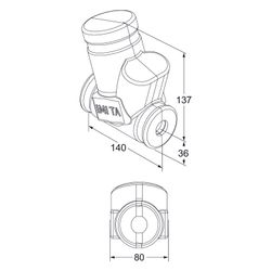 IMI TA Dämmung für TA-Nano und Nano Plus, DN 20 für Kühlung, XPE... IMI-32221320112 4030095058460 (Abb. 1)