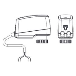 IMI TA motorischer Stellantrieb TA-Slider 160 2T, ohne Pt1000, stetig, 0-10V DC, Kabel... IMI-32222410914 5902276820861 (Abb. 1)
