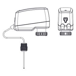 IMI TA motorischer Stellantrieb TA-Slider 160 T, mit Pt1000, stetig, 0-10V DC, Kabel 1... IMI-32222410814 5902276820830 (Abb. 1)