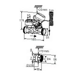 IMI TA Durchgangsregelventil TA-Smart, elektronisch druckunabhängig, DN 20, PN 25... IMI-32223100020 7318794174207 (Abb. 1)