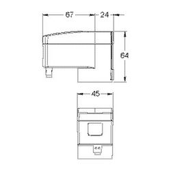 IMI TA motorischer Stellantrieb TA-TRI-240, 3-Punkt, linear, 230V AC/DC, Kabel 1m... IMI-32204160006 4031602010841 (Abb. 1)