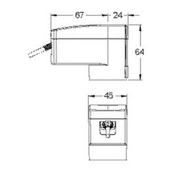 IMI TA motorischer Stellantrieb TA-TRI-24, 3-Punkt, linear, 24V AC/DC, Kabel 1m... IMI-32204160005 4031602009821 (Abb. 1)