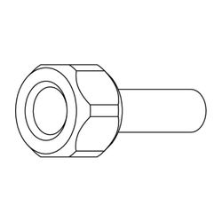 IMI TA Übergangsverschraubung Smart-Dp, für Impulsleitung, G 1/16" x 6mm, Messing... IMI-32604010002 5902276817861 (Abb. 1)