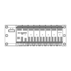 IMI Heimeier Klemmleiste UH6, kabelgebunden für 6 Zonen, 230V AC, ABS, Weiß... IMI-1510-02.006 4024052076598 (Abb. 1)