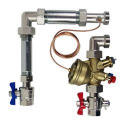 IMI TA Anschluss-Set TA-COMPACT-DP vertikal, für Differenzdruckregelung mit Passstück ... IMI-32604010402 5902276898372 (Abb. 1)