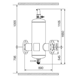 IMI Pneumatex Abscheider Zeparo Aero ZA 250, DN 250 PN 10, Flanschanschluss... IMI-30304131601 7640161646117 (Abb. 1)