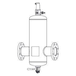 IMI Pneumatex Abscheider Zeparo Aero ZA 250, DN 250 PN 10, Flanschanschluss... IMI-30304131601 7640161646117 (Abb. 1)