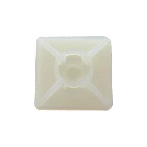 Intercable Befestigungssockel, 26,5x26,5x6,7mm, Polyamid, farblos, ICC61040