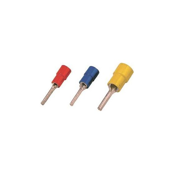 Intercable Stiftkabelschuh ICIQ6ST, 4-6mm2, 27mm, 33A, Kupfer, Gelb