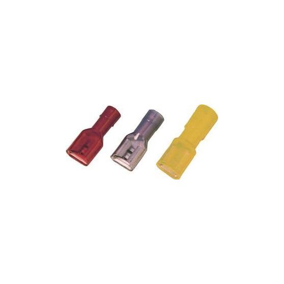 Intercable Flachsteckhülse ICIQ148FHVI, 0,5-1mm2, 4,8x0,8mm, Messing, Rot