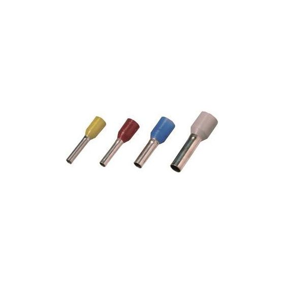 Intercable Aderendhülse DIN 46228 T4, 25mm2 22mm, Kupfer verzinnt, Gelb, ICIAE2522