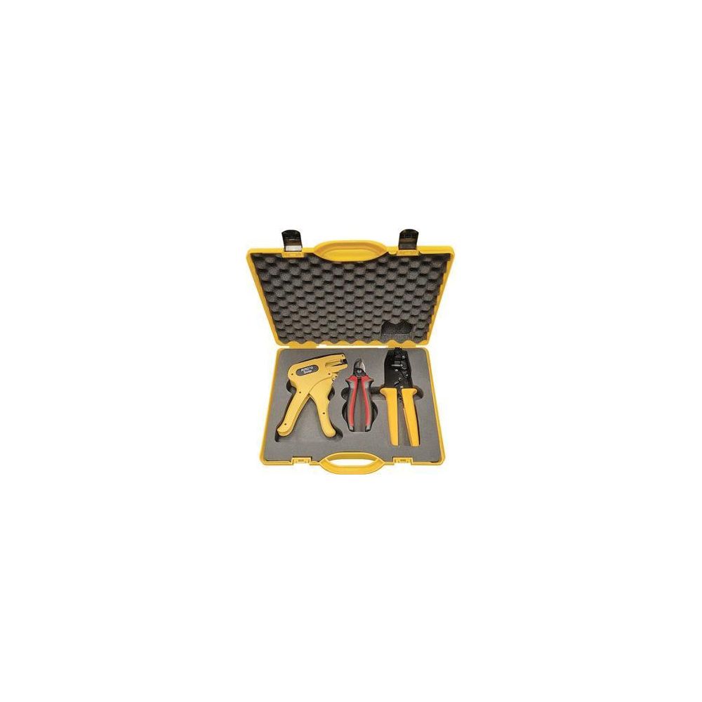 Intercable Photovoltaik Werkzeugkofferset ICPVSET1, 4-teilig, Kunststoffbox, Gelb... INTERCABLE-ICPVSET1 8014212565006 (Abb. 2)