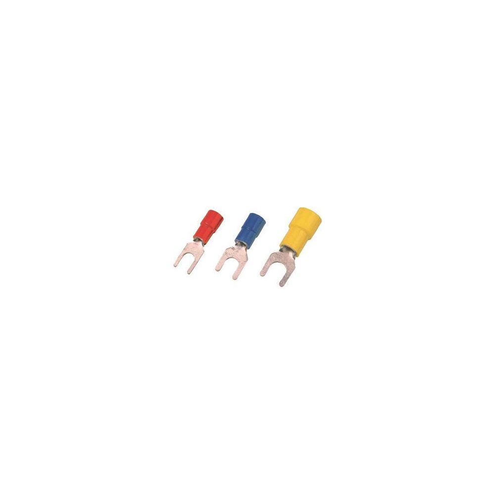 Intercable Quetschkabelschuh ICIQ68G Gabelform, 4-6mm2, Kupfer, Gelb... INTERCABLE-180936 8014212200679 (Abb. 2)