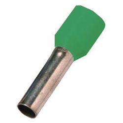 Intercable Aderendhülse ICIAE612GRÜ, 6mm2, 12mm, Kupfer, Grün... INTERCABLE-181500 8014212203526 (Abb. 1)