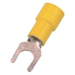 Intercable Quetschkabelschuh ICIQ64G Gabelform, 4-6mm2, M4, Kupfer, Gelb... INTERCABLE-180926 8014212200648 (Abb. 1)
