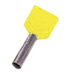 Intercable Zwillings-Aderendhülse ICIAE614Z, 2x6mm2 14mm, Kupfer, Gelb... INTERCABLE-180802 8014212202635 (Abb. 1)