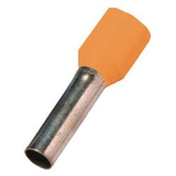 Intercable Aderendhülse Standard, 0,5mm2 8mm, Kupfer verzinnt, Orange... INTERCABLE-181512 8014212203687 (Abb. 1)