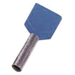 Intercable Zwillings-Aderendhülse, 2x2,5mm2 13mm, Kupfer, Blau, ICIAE213Z... INTERCABLE-180782 8014212202611 (Abb. 1)