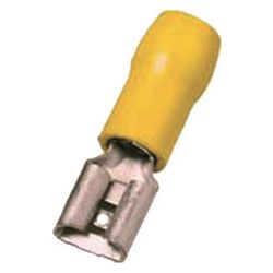 Intercable Flachsteckhülse, 4-6mm2 6,3x0,8mm, Messing, Gelb, ICIQ668FH... INTERCABLE-180930 8014212201003 (Abb. 1)