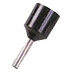 Intercable Aderendhülse ICIAE1510K, 1,5mm2 10mm, Kupfer, Schwarz... INTERCABLE-180757 8014212202673 (Abb. 1)