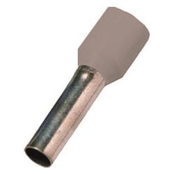 Intercable Aderendhülse DIN 46228T4, 0,75mm2 12mm, Kupfer, Grau... INTERCABLE-180740 8014212202079 (Abb. 1)