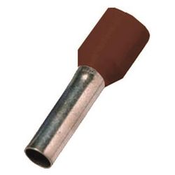 Intercable Aderendhülse DIN46228T4, 10mm2, 12mm, Kupfer, Braun... INTERCABLE-181501 8014212203533 (Abb. 1)