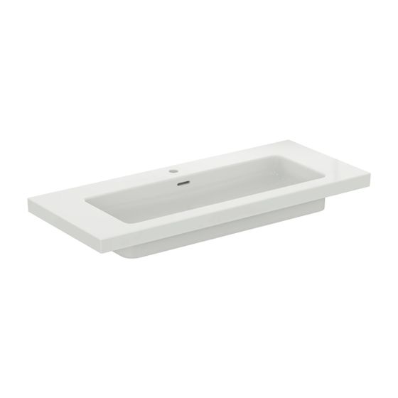Ideal Standard Möbelwaschtisch Extra 1 Hahnloch, mit Überlauf 1210x510x150mm Weiß mit IdealPlus