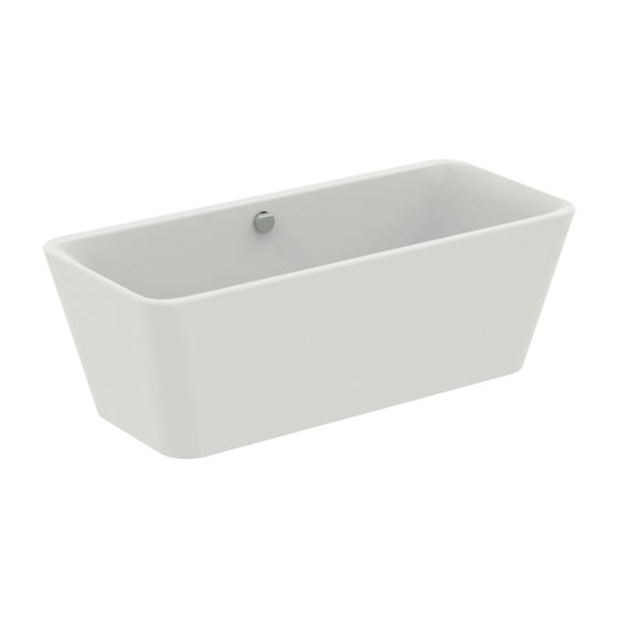 Ideal Standard Duo-Badewanne Tonic II, freist, mit Abl, mit Füller, 1800x800x600mm, Seidenweiß